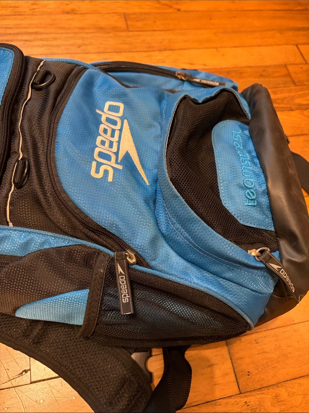 Speedo Blue and Black Swim Backpack